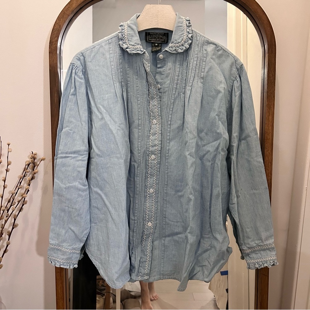 Ralph Lauren vintage denim shirt size 8